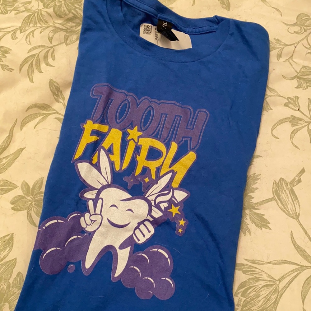 Too the Fairy T-shirt blue NWOT